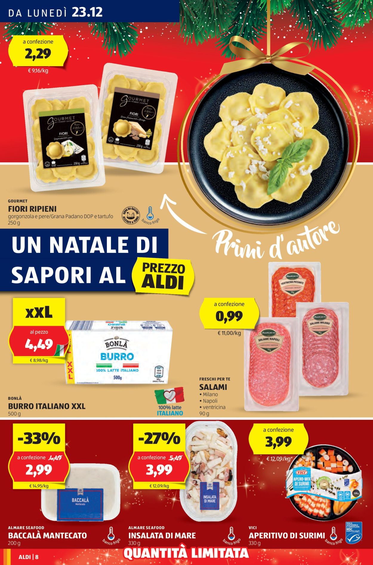 Volantino Aldi - 23/12/2024 - 29/12/2024. Pagina 1