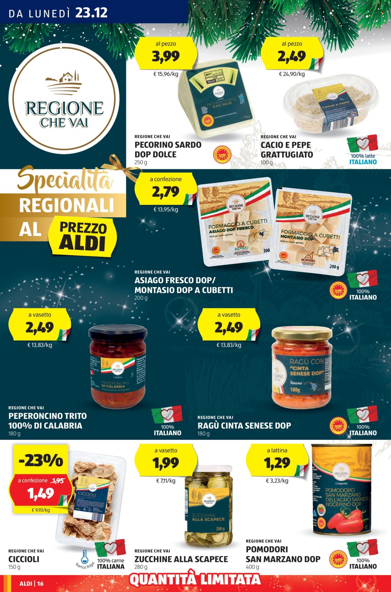 Volantino Aldi - 23/12/2024 - 29/12/2024. Pagina 1