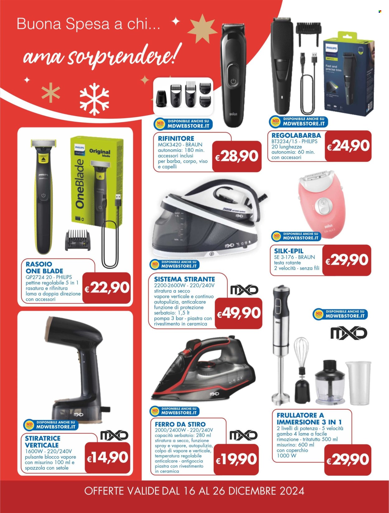 Volantino MD Discount - 16/12/2024 - 26/12/2024. Pagina 1