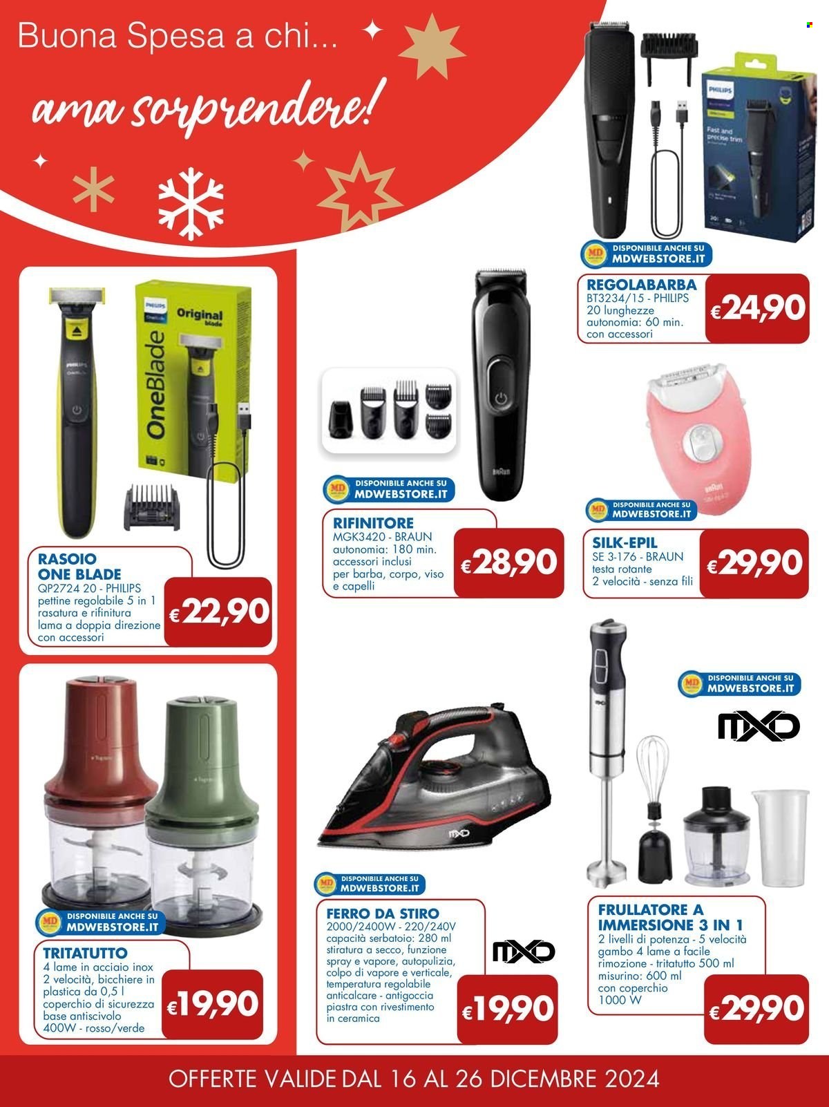 Volantino MD Discount - 16/12/2024 - 26/12/2024. Pagina 1