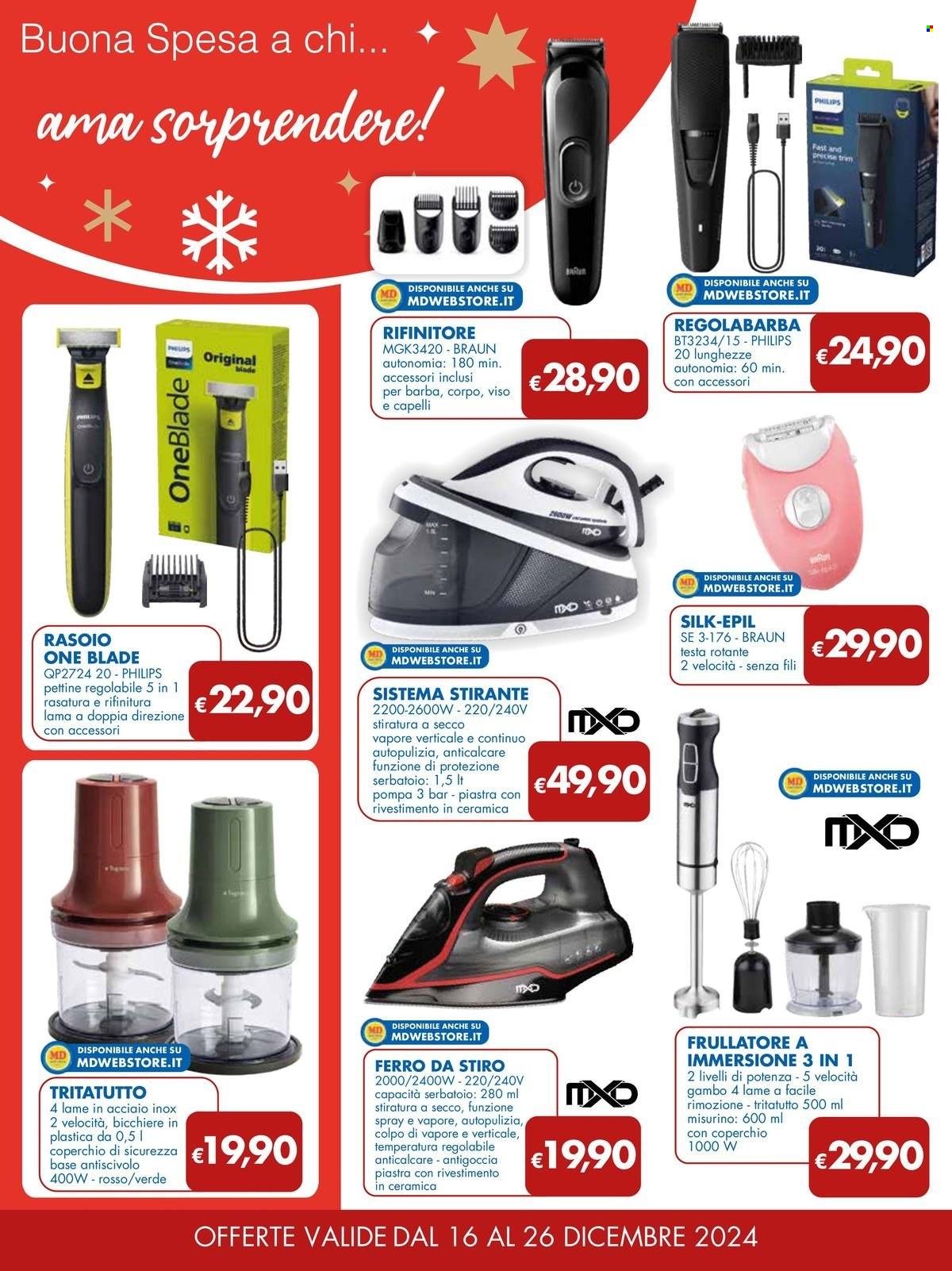 Volantino MD Discount - 16/12/2024 - 26/12/2024. Pagina 1