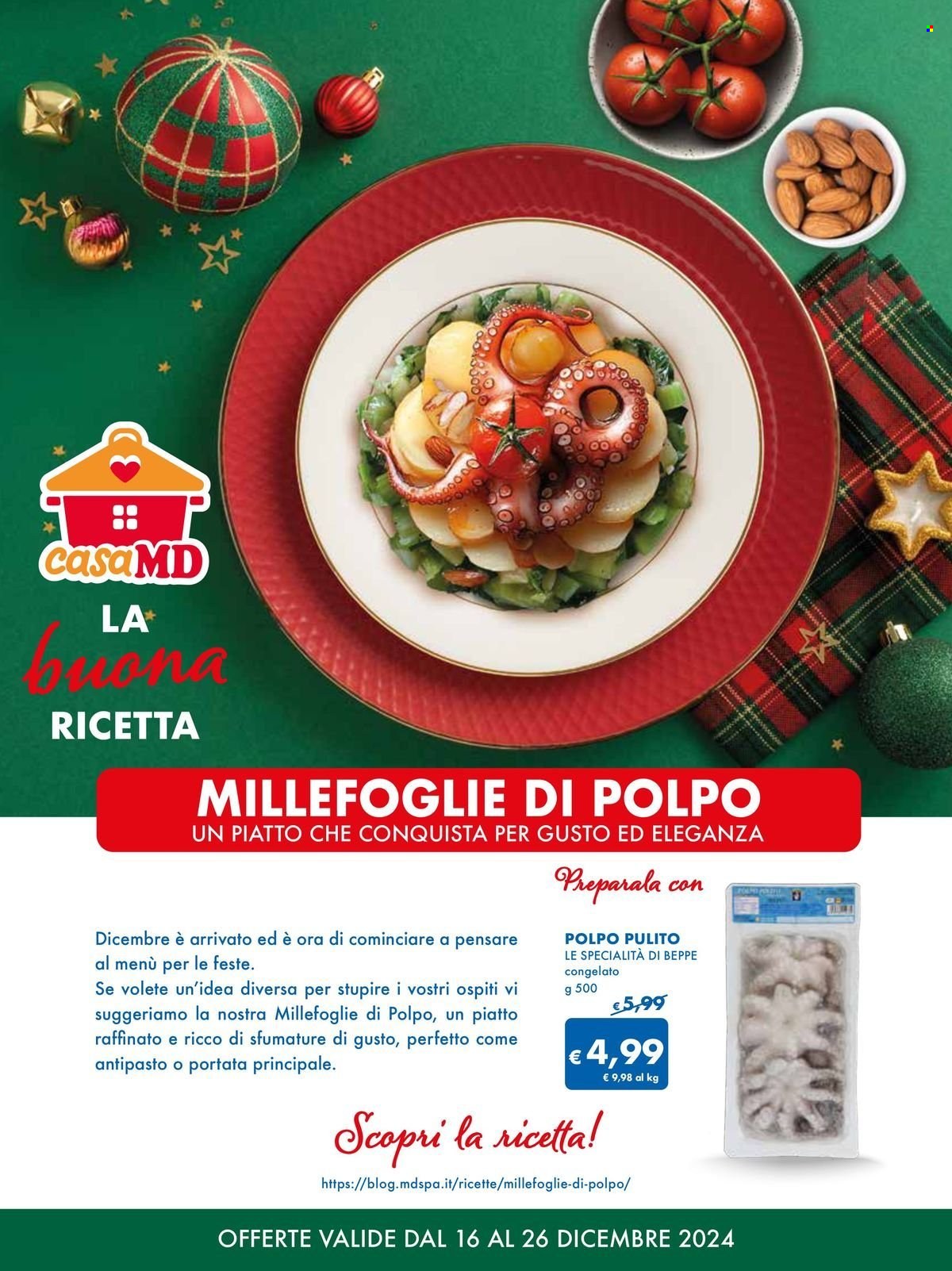 Volantino MD Discount - 16/12/2024 - 26/12/2024. Pagina 1