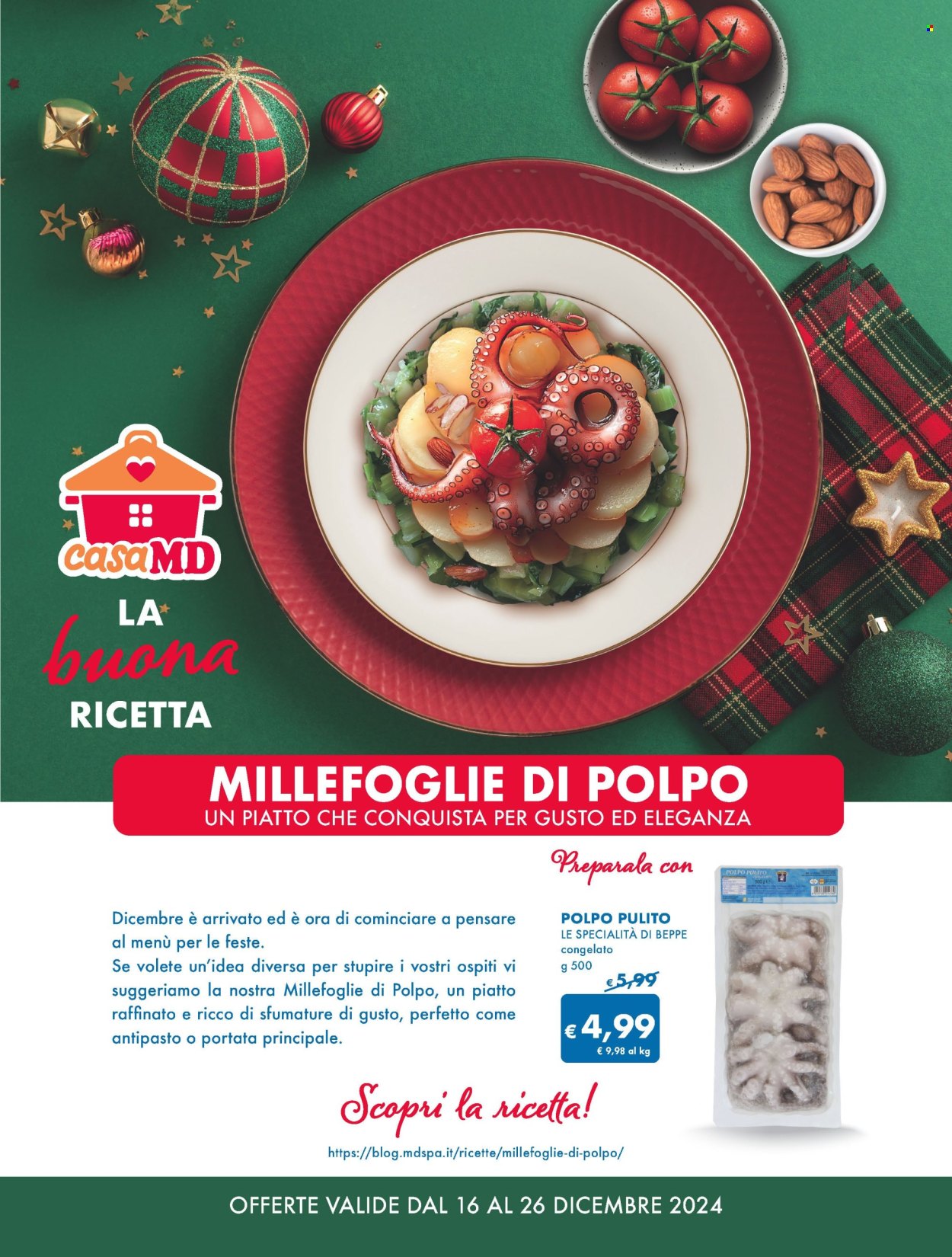 Volantino MD Discount - 16/12/2024 - 26/12/2024. Pagina 1