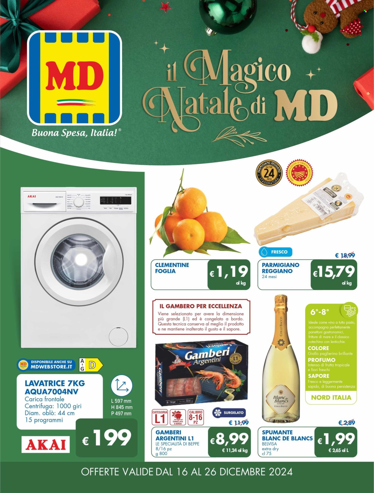 Volantino MD Discount - 16/12/2024 - 26/12/2024. Pagina 1