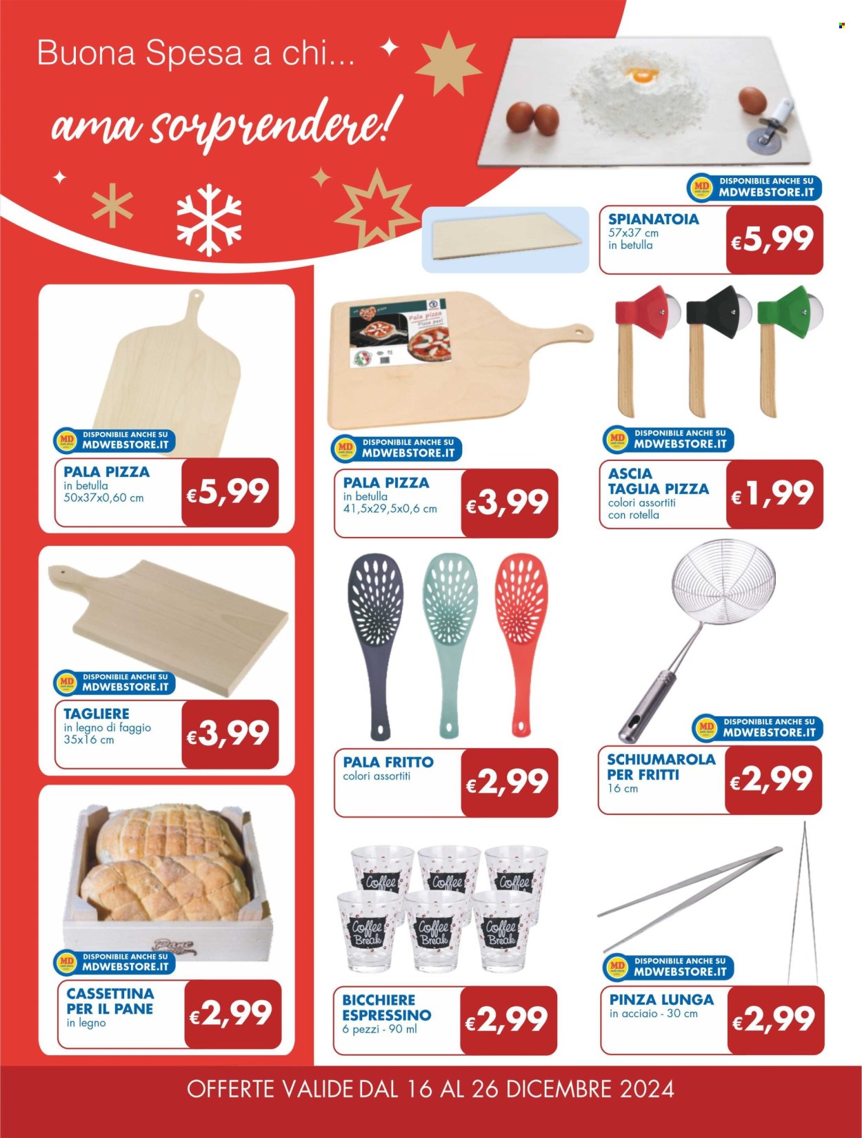 Volantino MD Discount - 16/12/2024 - 26/12/2024. Pagina 1