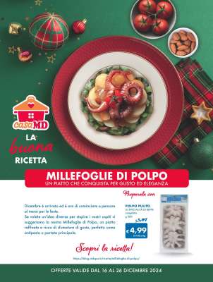 LE SPECIALITA' DI BEPPE POLPO PULITO 500 g