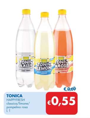 HAPPY FRESH TONICA AL LIMONE 1000 ml