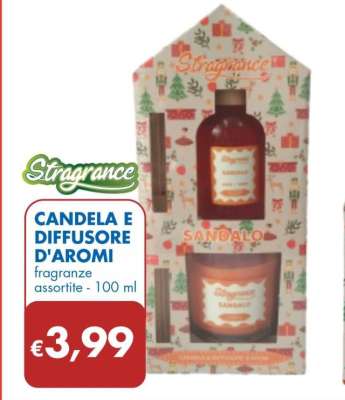 CANDELA E DIFFUSORE D'AROMI 100 ml