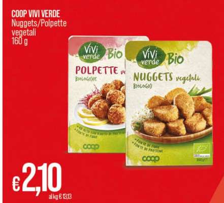 Coop Vivi Verde Nuggets/Polpette Vegetali