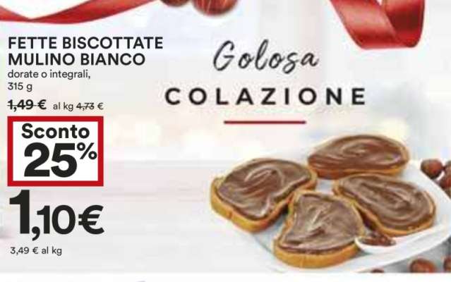 Fette Biscottate Mulino Bianco