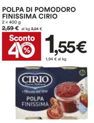 Polpa di Pomodoro Finissima Cirio