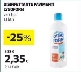 Disinfettante Pavimenti Lysoform