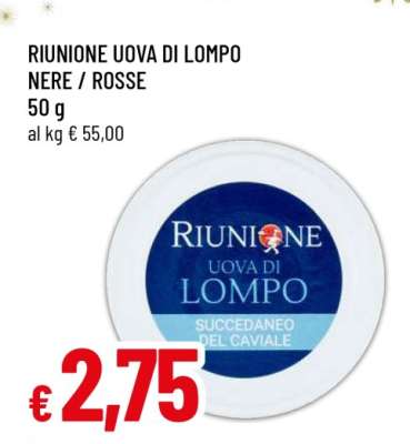 RIUNIONE UOVA DI LOMPO NERE / ROSSE