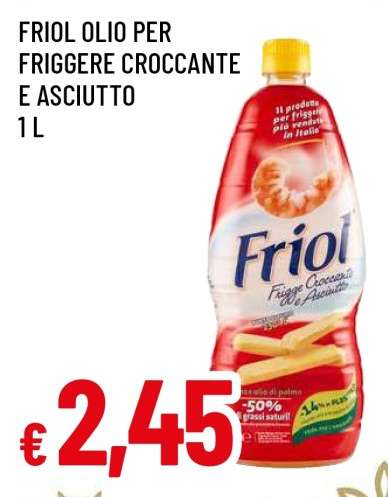 Friol Olio per friggere croccante e asciutto