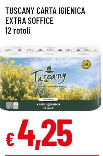 TUSCANY CARTA IGIENICA EXTRA SOFFICE