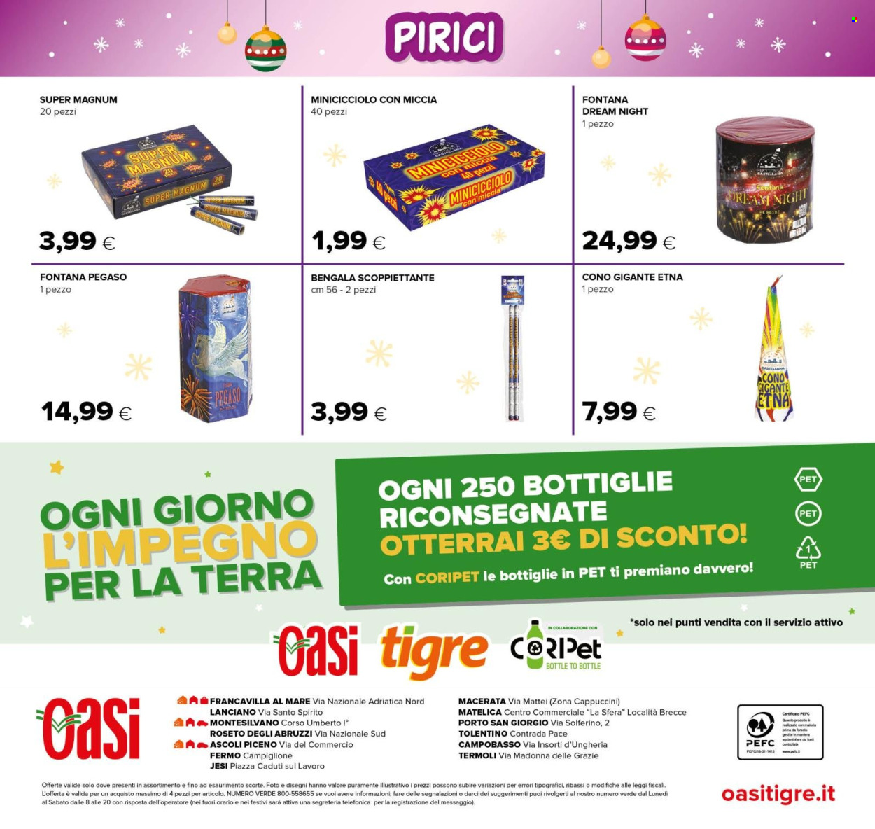 Volantino Oasi - 18/12/2024 - 31/12/2024. Pagina 1