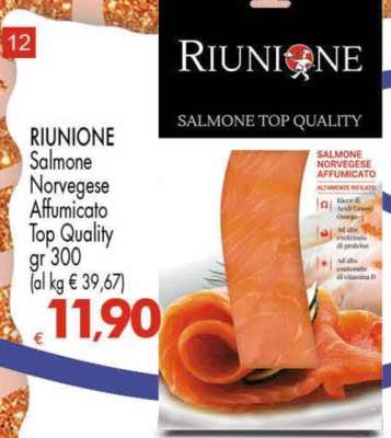 RIUNIONE Salmone Norvegese Affumicato Top Quality