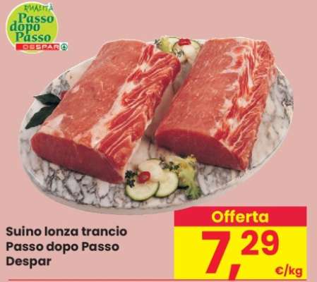 Suino lonza trancio Passo dopo Passo Despar