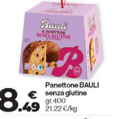 Panettone BAULI senza glutine