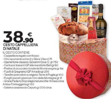 Cesto Cappelliera di Natale