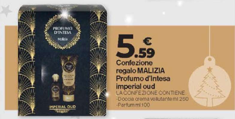 Confezione regalo MALIZIA Profumo d'Intesa imperial oud