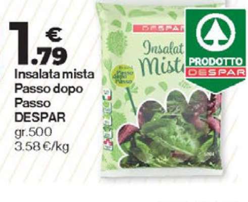 Insalata mista Passo dopo Passo DESPAR