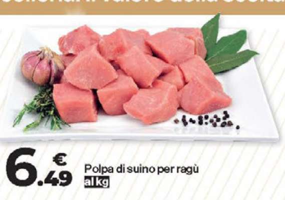 Polpa di suino per ragù