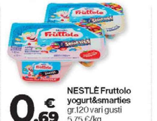 NESTLÈ Fruttolo yogurt&smarties