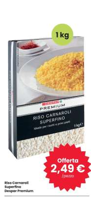 Riso Carnaroli Superfino Despar Premium