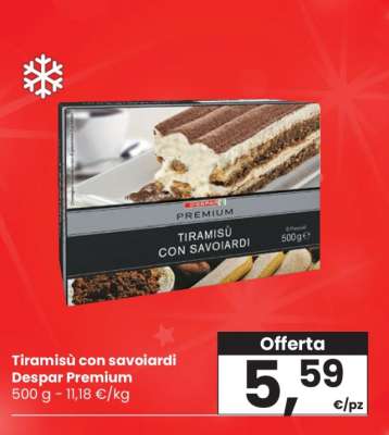 Tiramisù con savoiardi Despar Premium