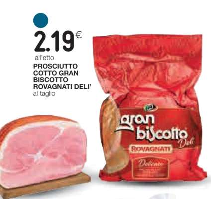 Prosciutto Cotto Gran Biscotto Rovagnati Deli