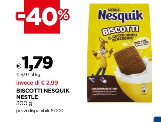 Biscotti Nesquik Nestlé