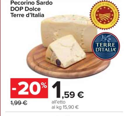 Pecorino Sardo DOP Dolce Terre d’Italia