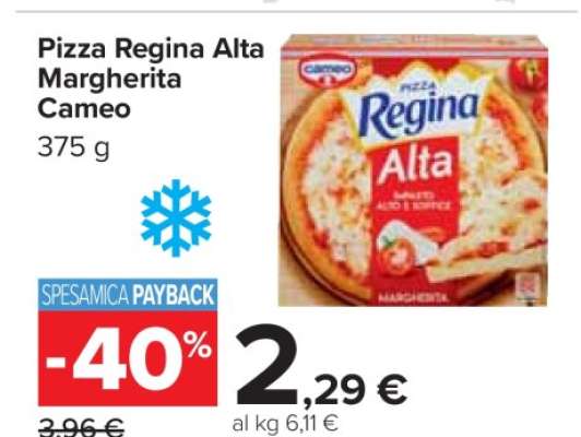 Pizza Regina Alta Margherita Cameo