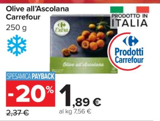 Olive all’ascolana Carrefour