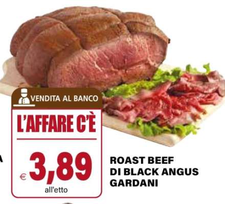 ROAST BEEF DI BLACK ANGUS GARDANI