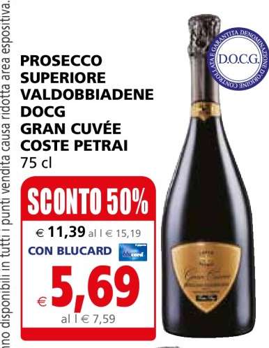 PROSECCO SUPERIORE VALDOBBIADENE DOCG GRAN CUVÉE COSTE PETRAI