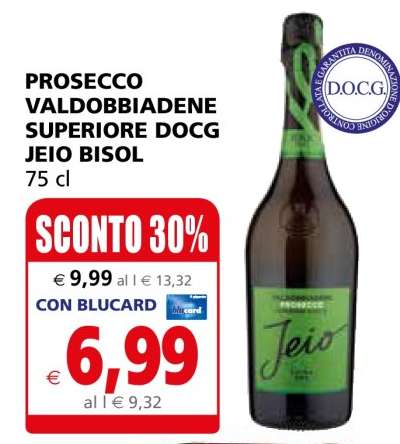 PROSECCO VALDOBBIADENE SUPERIORE DOCG JEIO BISOL