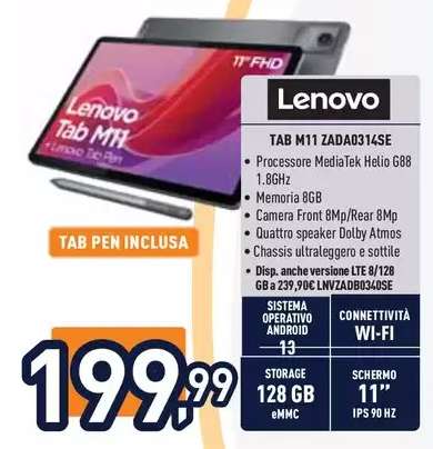 Lenovo Tab M11 ZADA0314SE