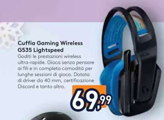 Cuffia Gaming Wireless G535 Lightspeed