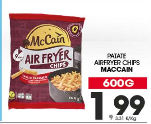 PATATE AIRFRYER CHIPS MACCAIN