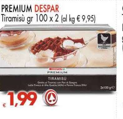 Tiramisù gr 100 x 2