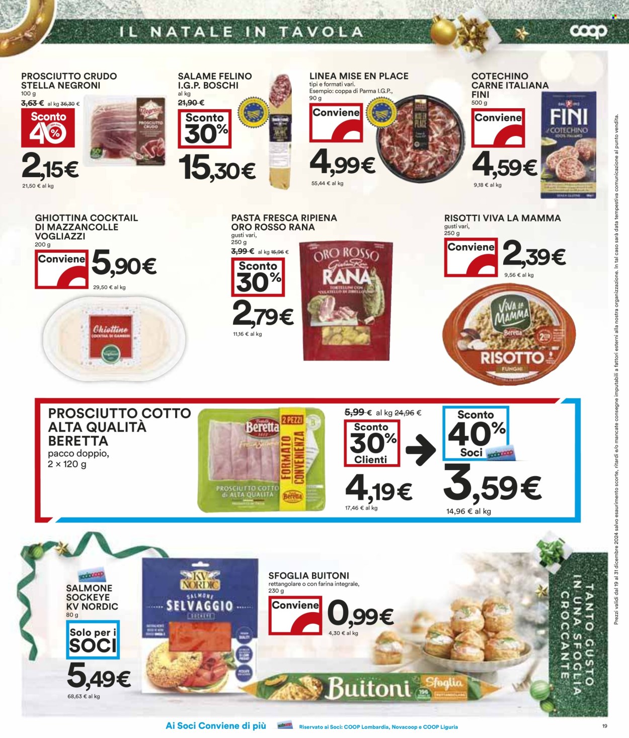 Volantino Coop - 19/12/2024 - 31/12/2024. Pagina 1