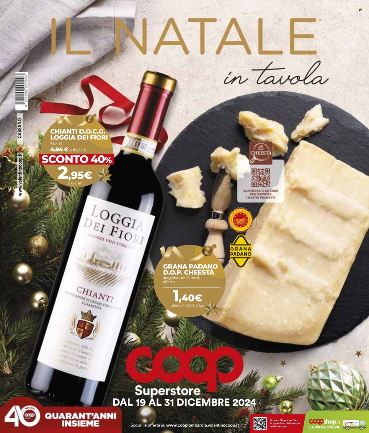 Volantino Coop - 19/12/2024 - 31/12/2024. Pagina 1