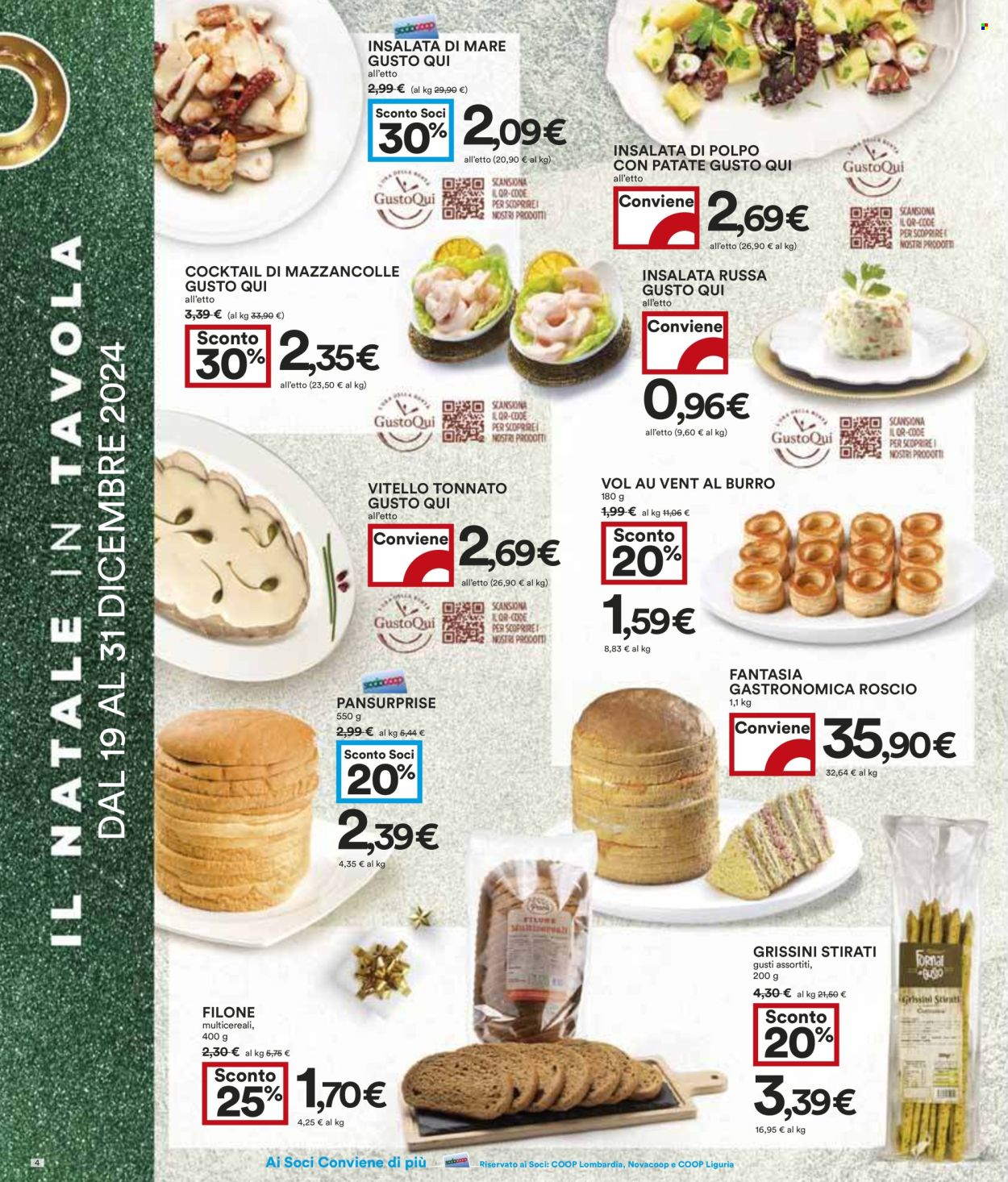 Volantino Coop - 19/12/2024 - 31/12/2024. Pagina 1