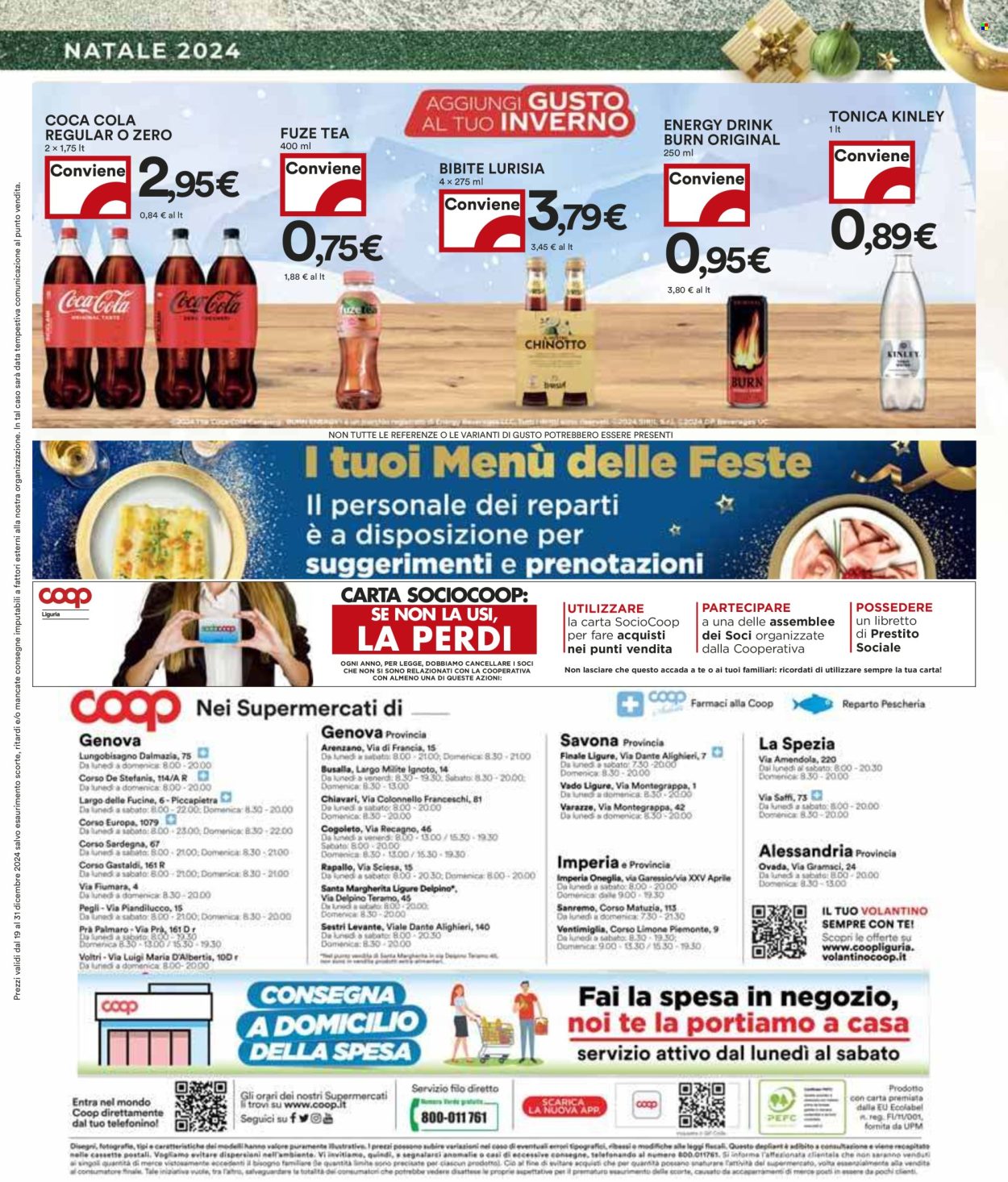 Volantino Coop - 19/12/2024 - 31/12/2024. Pagina 1