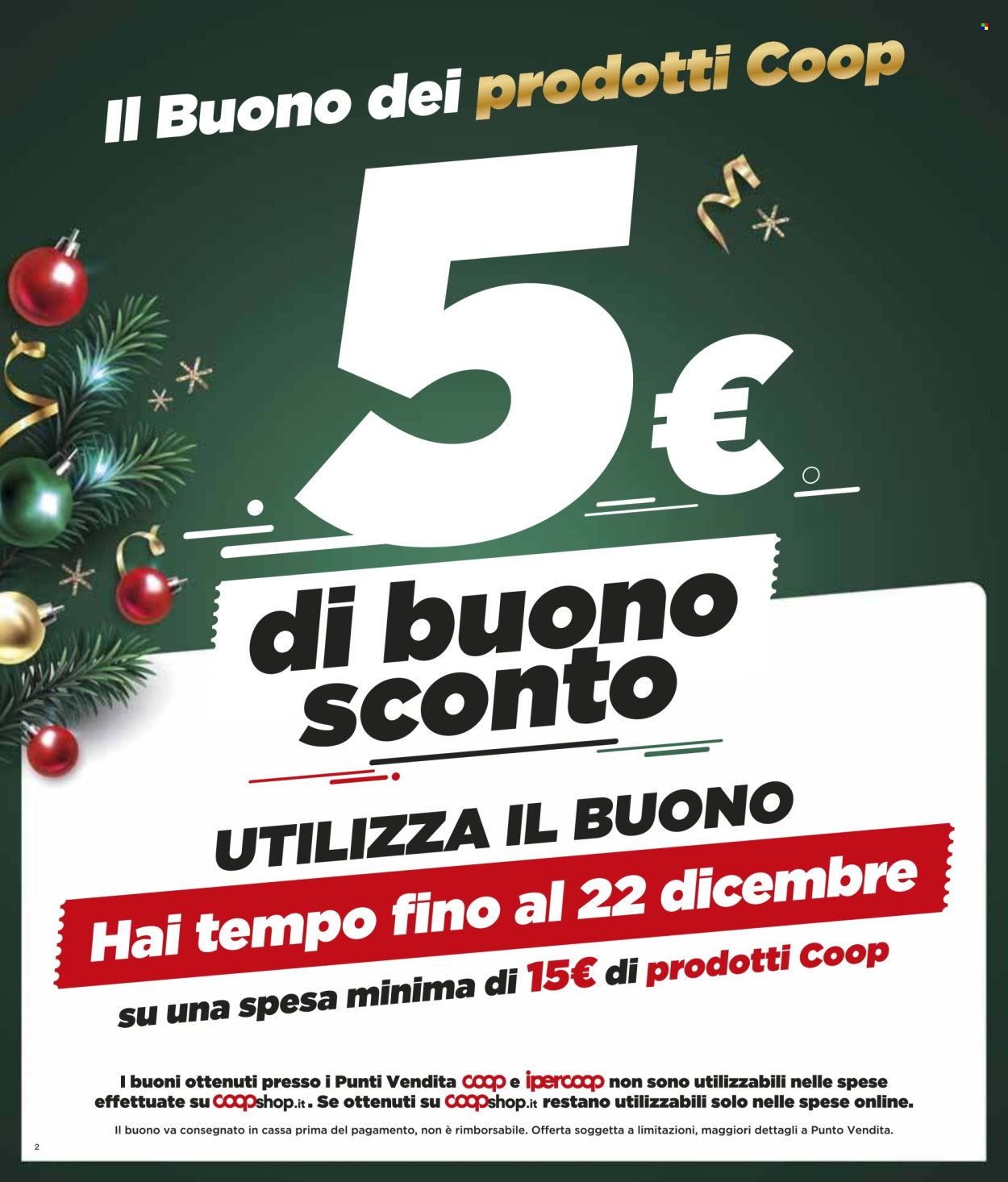 Volantino Coop - 19/12/2024 - 31/12/2024. Pagina 1