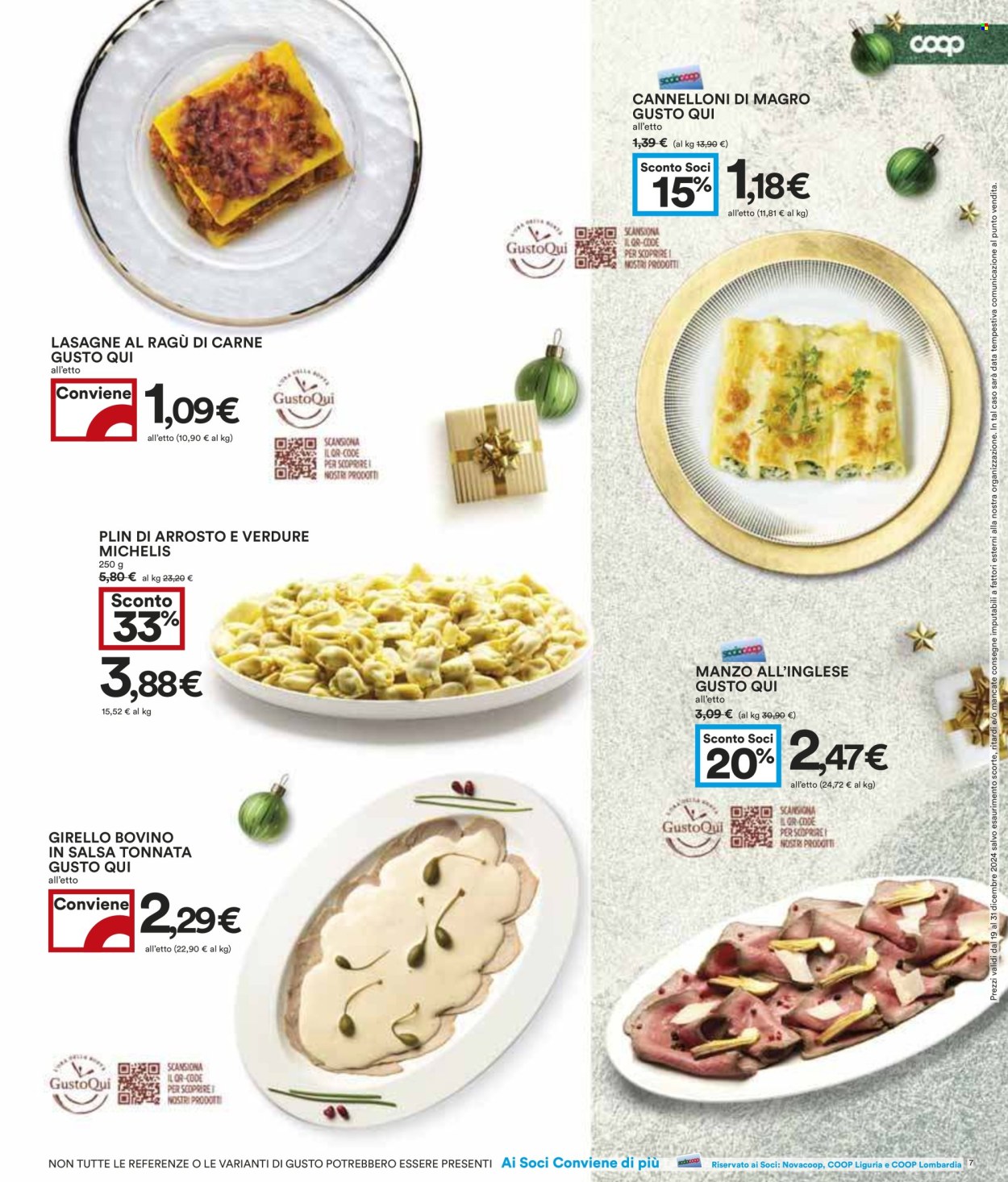 Volantino Coop - 19/12/2024 - 31/12/2024. Pagina 1