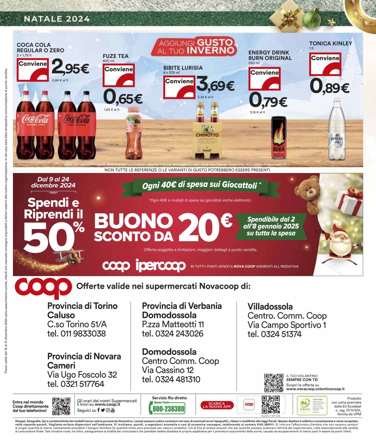 Volantino Coop - 19/12/2024 - 31/12/2024. Pagina 1