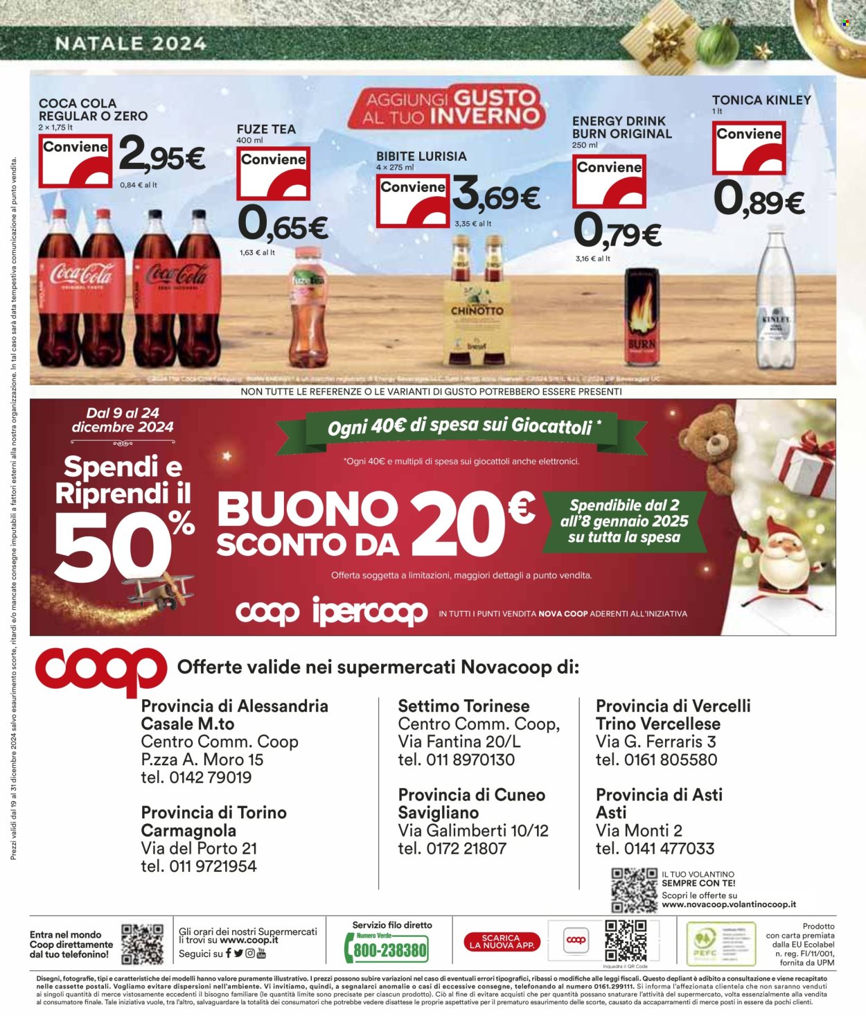 Volantino Coop - 19/12/2024 - 31/12/2024. Pagina 1